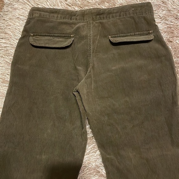 ZARA‎ Trafaluc Cropped Velour Velvet Brown Pants - Picture 10 of 10